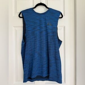 Under Armour Threadborne Blue Tank Top